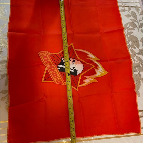 Vintage banner Soviet Union Lenin Pioneers USSR Original 70s - Picture 4 of 5